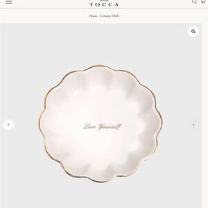 Tocca Ceramic Vanity Dish